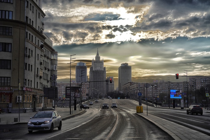Москва на рассвете