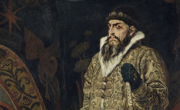 Виктор Васнецов "Царь Иван Васильевич Грозный", фрагмент.