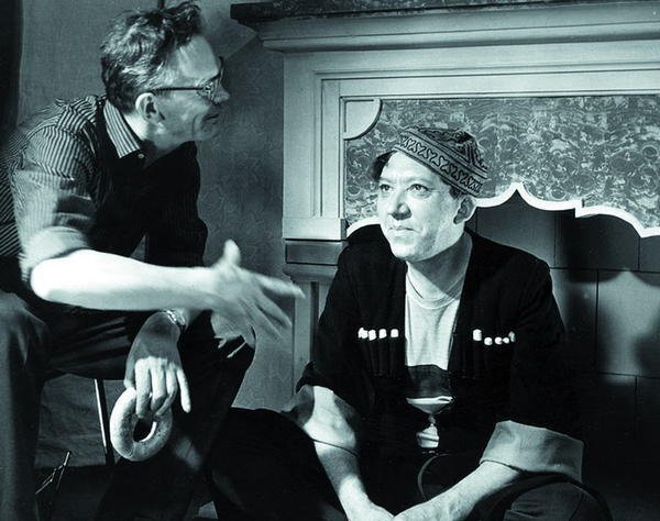 "Кавказская пленница, или Новые приключения Шурика" (1966) - на съёмках фильма с Леонидом Гайдаем.