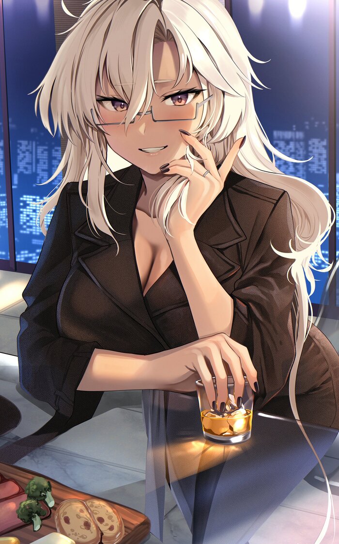 Musashi , Anime Art, Musashi, Kantai Collection, Yunamaro