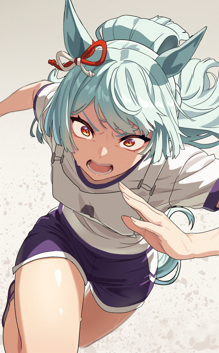 Fujimasa March , Anime Art, Uma Musume Pretty Derby, Animal Ears, ,  