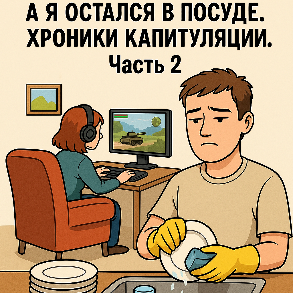 "Жена ушла в танки, а я остался в посуде. Хроники капитуляции. Часть 2 ...
