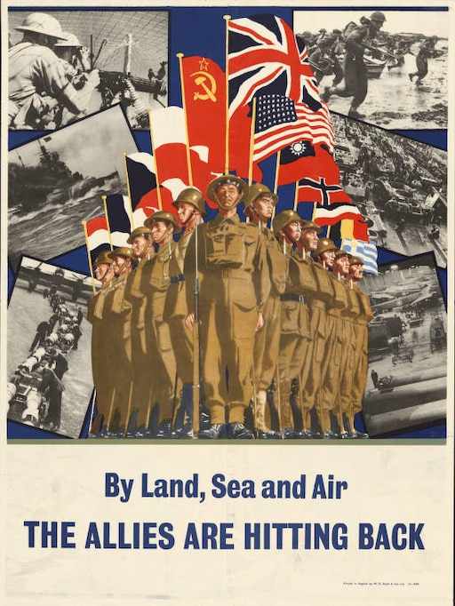 На земле, на море и в воздухе союзники нанесут ответные удары по врагам (Великобритания)