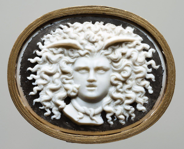 Джеймс Тэсси, Голова Медузы, 1780-е гг., Лондон