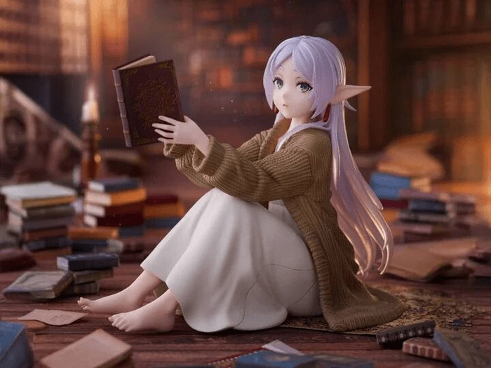 Мой косплей на Фрирен в библиотеке