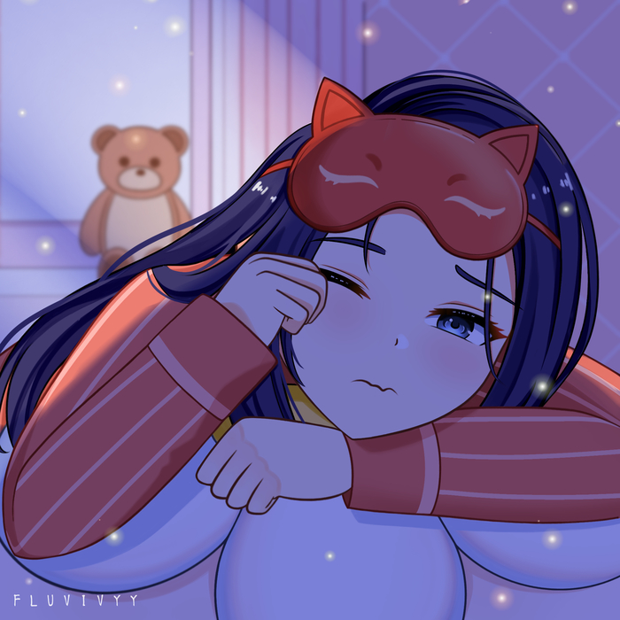     Pixiv, Anime Art, , Miside, Sleepy Mita (MiSide)