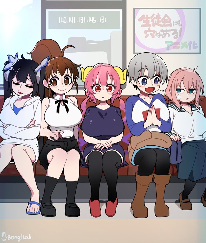    , Anime Art, , Hakurei Reimu, Hestia, Konata Izumi, Tatsumaki, Onepunchman, Aisaka Taiga, Toradora, Working!!, Touhou, Blue Archive, Lucky Star, Danmachi, Kobayashi-san chi no maidragon, Michinoku Komaro, Bongf, Ilulu, Hoshino, 
