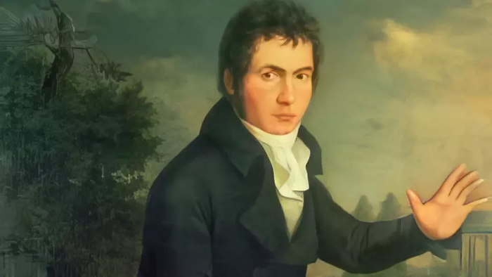 Портрет Бетховена кисти Йозефа Мэлера, 1804 год