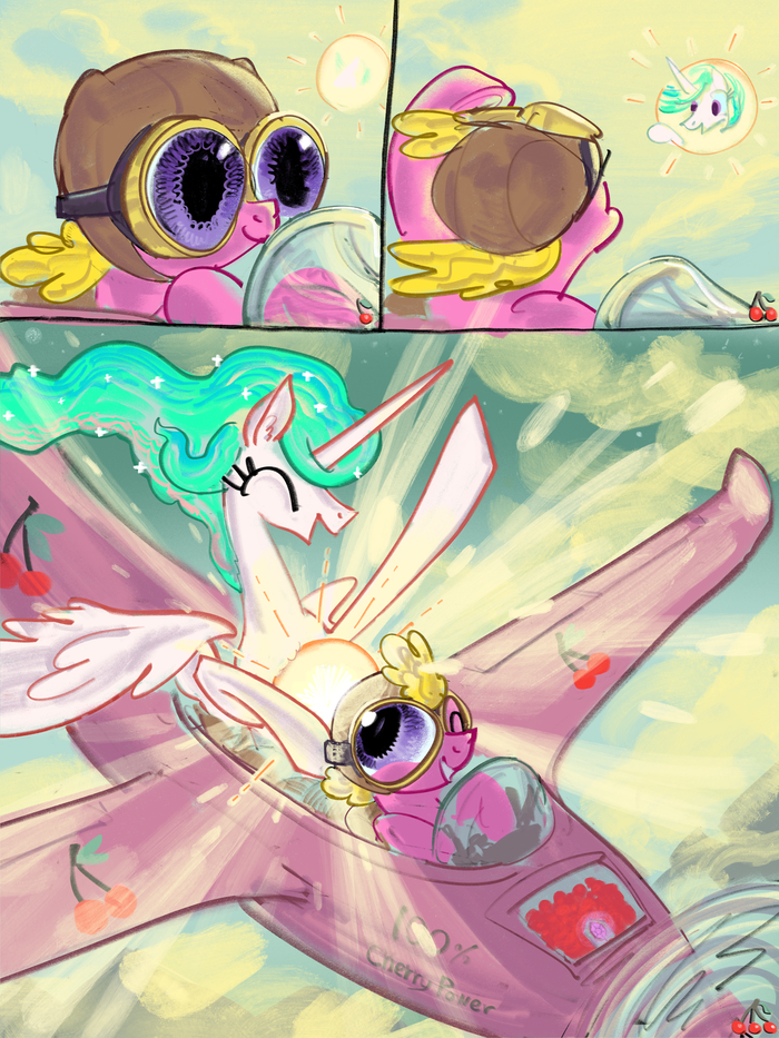   My Little Pony, Cherry berry, Princess Celestia, Ja0822ck