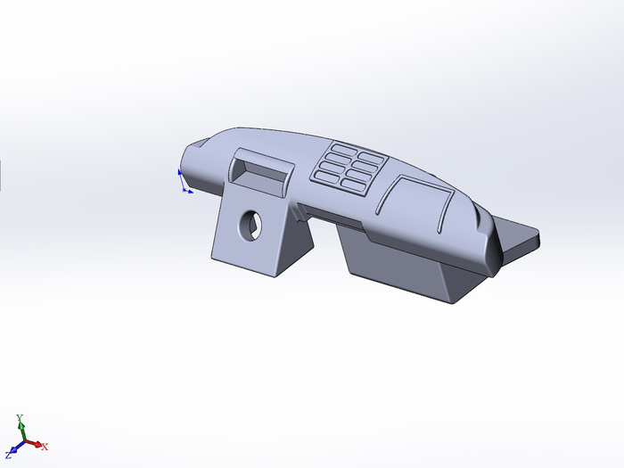 Рис. 2. 3D-модель классического торпедо для саратовской модели автомобиля Москвич-Пикап