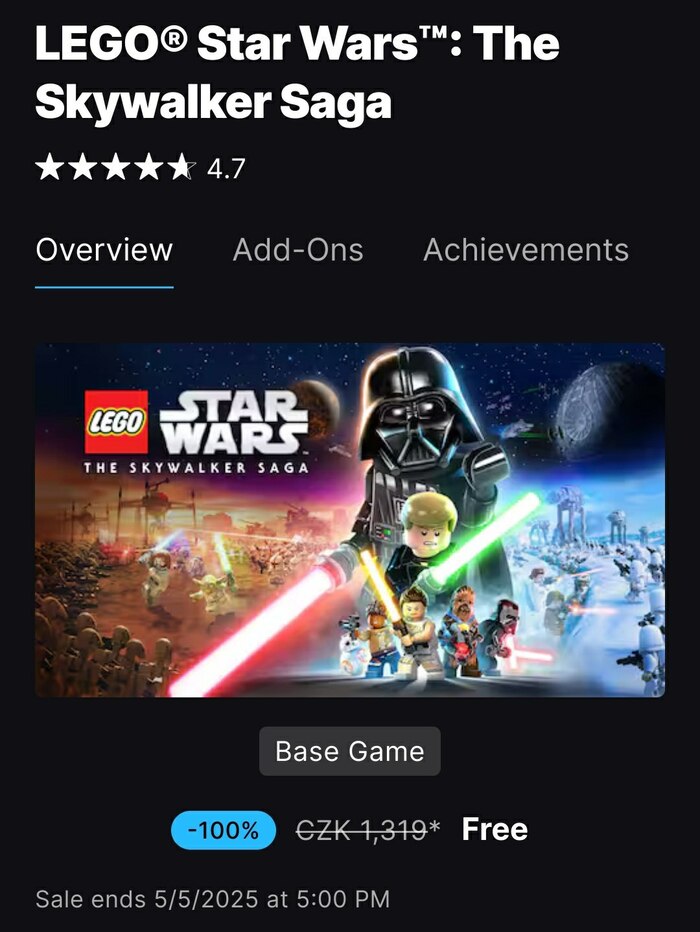  EGS    LEGO Star Wars: The Skywalker Saga   ,  ,  