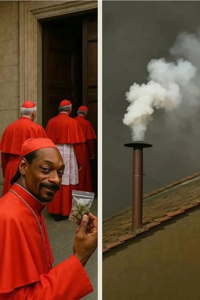 Conclave - Humor, Snoop dogg, Conclave, Smoke, Neural network art, Telegram (link)