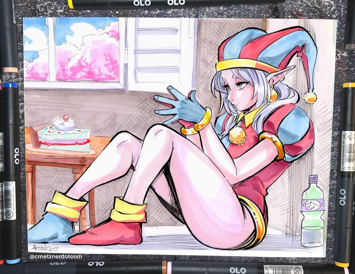  , Anime Art, Frieren, Sousou no Frieren, Pomni, The Amazing Digital Circus