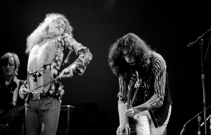 Led Zeppelin  Madison Square Garden,  1975.