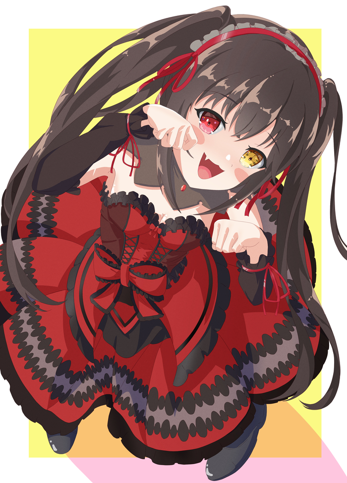   Anime Art, , Date a Live, Kurumi Tokisaki, Pixiv