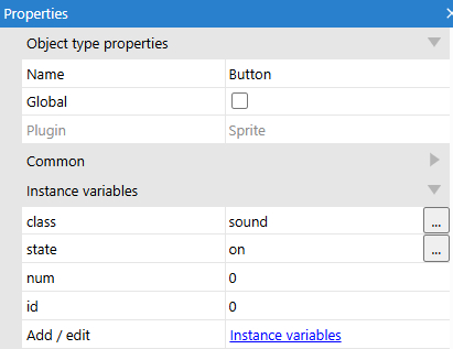 Собственные переменные объектов.