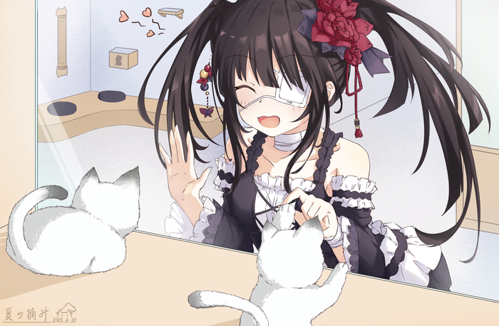    Anime Art, , Date a Live, Kurumi Tokisaki, Pixiv, 