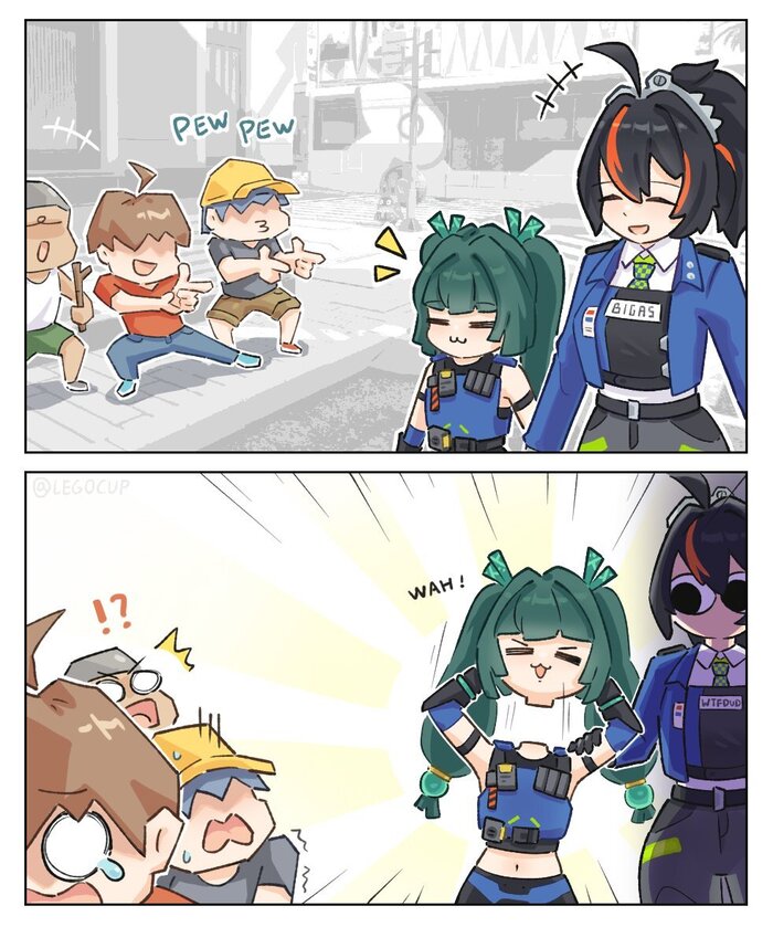  Zenless Zone Zero, Zhu Yuan (zzz), Qingyi (zzz),  , Anime Art