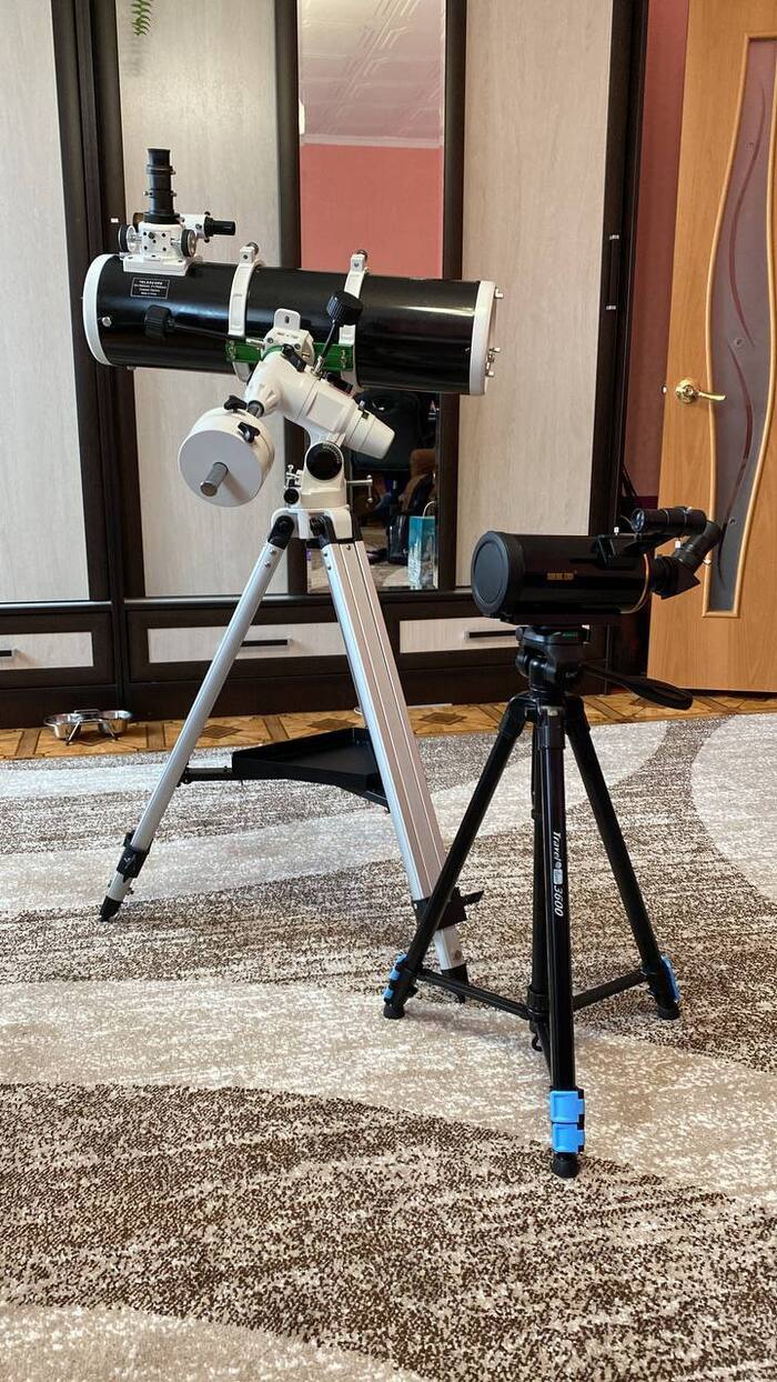 Апгрейд сетапа на sw150/750 на экваториальной монтировке eq3-2