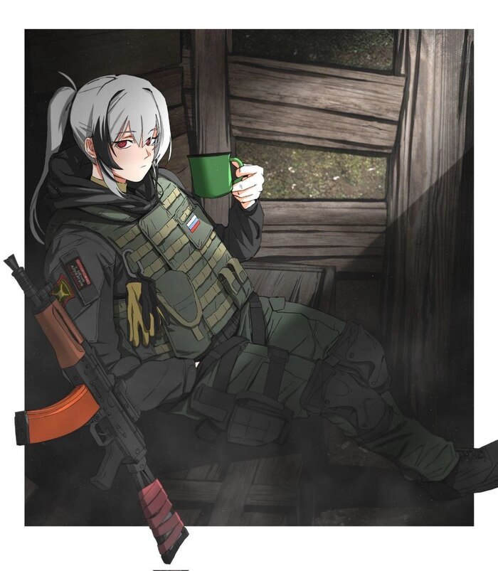 Original , Anime Art, Original Character, Anime Military