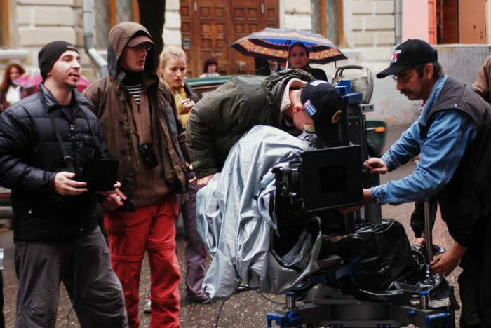 Кадр со съемок