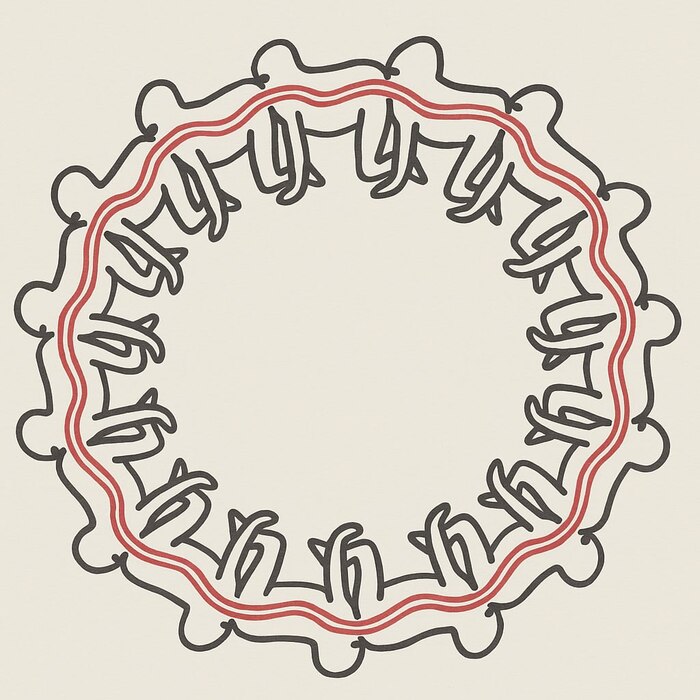 Змея не кусает хвост , она ест свой хвост
