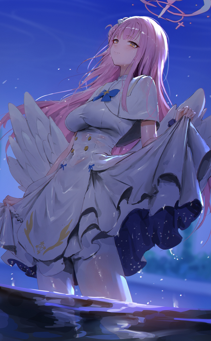 Mika , Anime Art, Blue Archive, , Misono Mika, Rororo, 