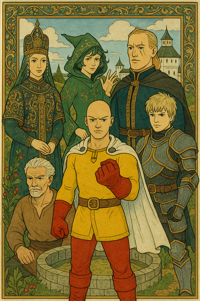    , Onepunchman,  ,  , ,  ,  , , Saitama, King (Onepunchman), Genos, Fubuki, Tatsumaki, Silver Fang