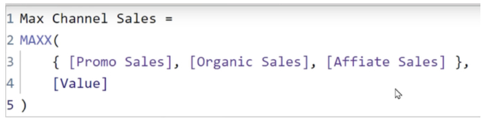 Поиск максимального значения среди нескольких измерений
