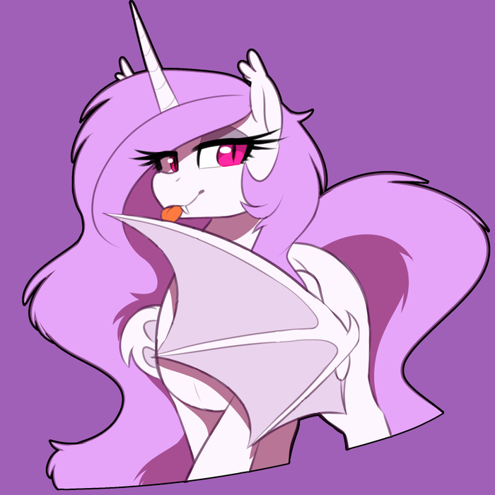   My Little Pony, Ponyart, Princess Celestia, Batpony, Thebatfang