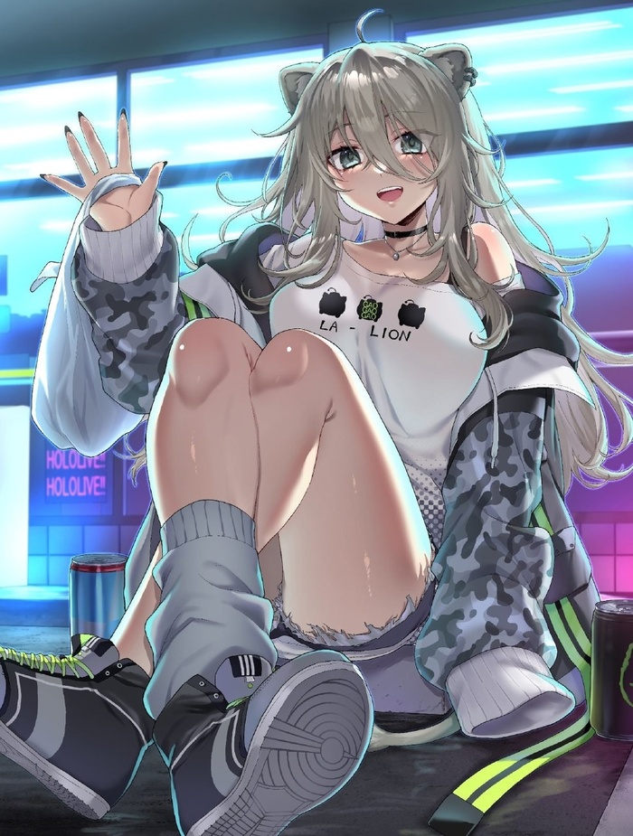 Botan , Anime Art, Animal Ears, Shishiro Botan, Hololive