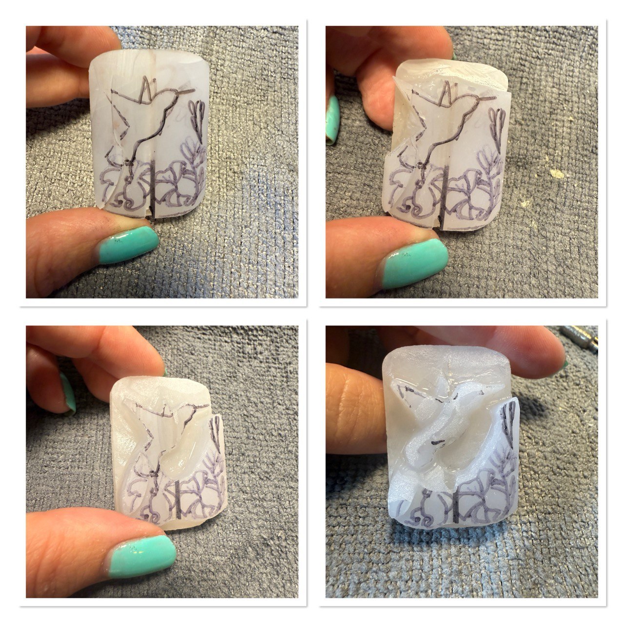 Hummingbird from sapphirine - cameos, Hummingbird, Longpost, Stone agate, Stone carving, Needlework, With your own hands, Needlework with process, My