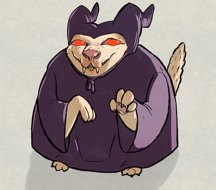 У кого-то из подписчиков была смешная аватарка с котом. У меня получилась крыса...