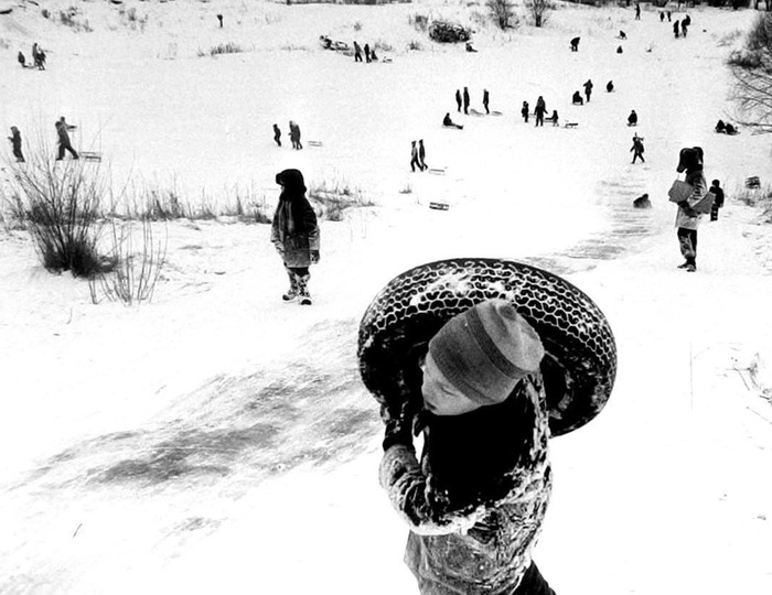 На горке. СССР