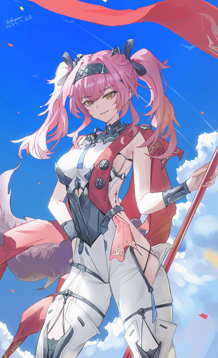 Lupa #001 , Anime Art, Wuthering Waves, ,  , , Lupa (Wuthering Waves)