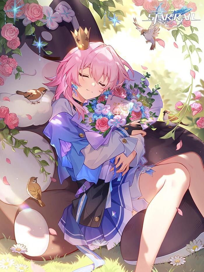 Marth 7th , Anime Art, Honkai: Star Rail, March 7th (Honkai: Star Rail), , , , 