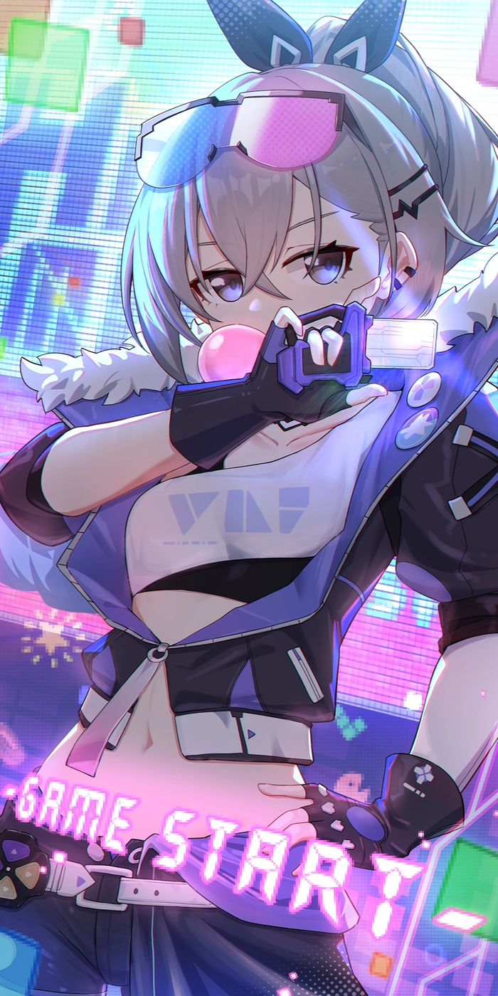 Liver woof , Anime Art, Honkai: Star Rail, Silver Wolf (Honkai: Star Rail)