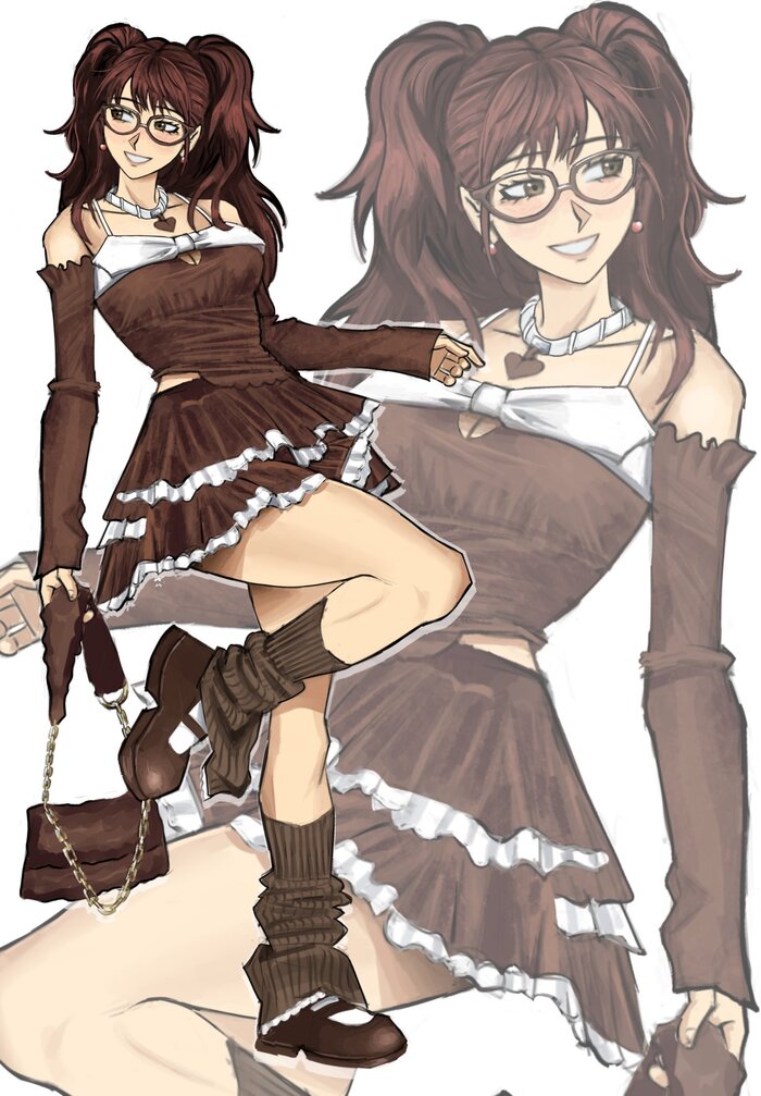   , , Anime Art, Persona, Persona 4, Kujikawa Rise, , Game Art