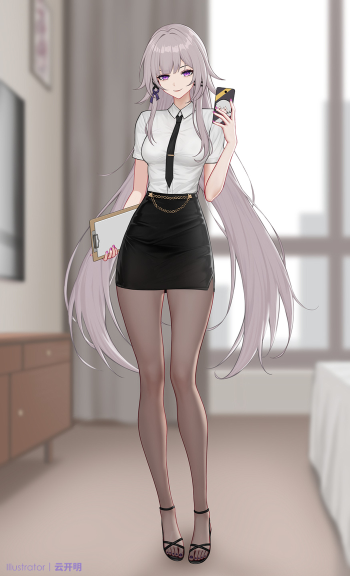  Honkai: Star Rail, Anime Art, Pixiv, , Yunkaiming, The Herta (Honkai: Star Rail)