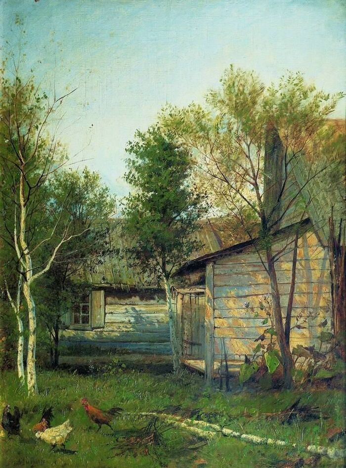 Исаак Левитан "Солнечный день" (1876-1877)