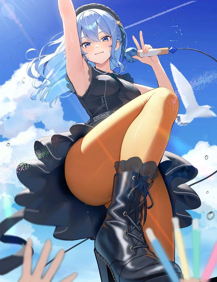 Hoshimachi Suisei #004 , Anime Art, Hololive, Hoshimachi Suisei, , Virtual YouTuber, , , , 