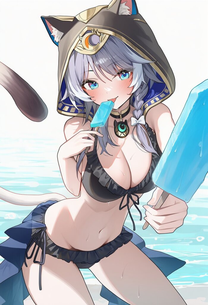  Anime Art, Honkai: Star Rail, Cipher (Honkai: Star Rail), Animal Ears, , , 