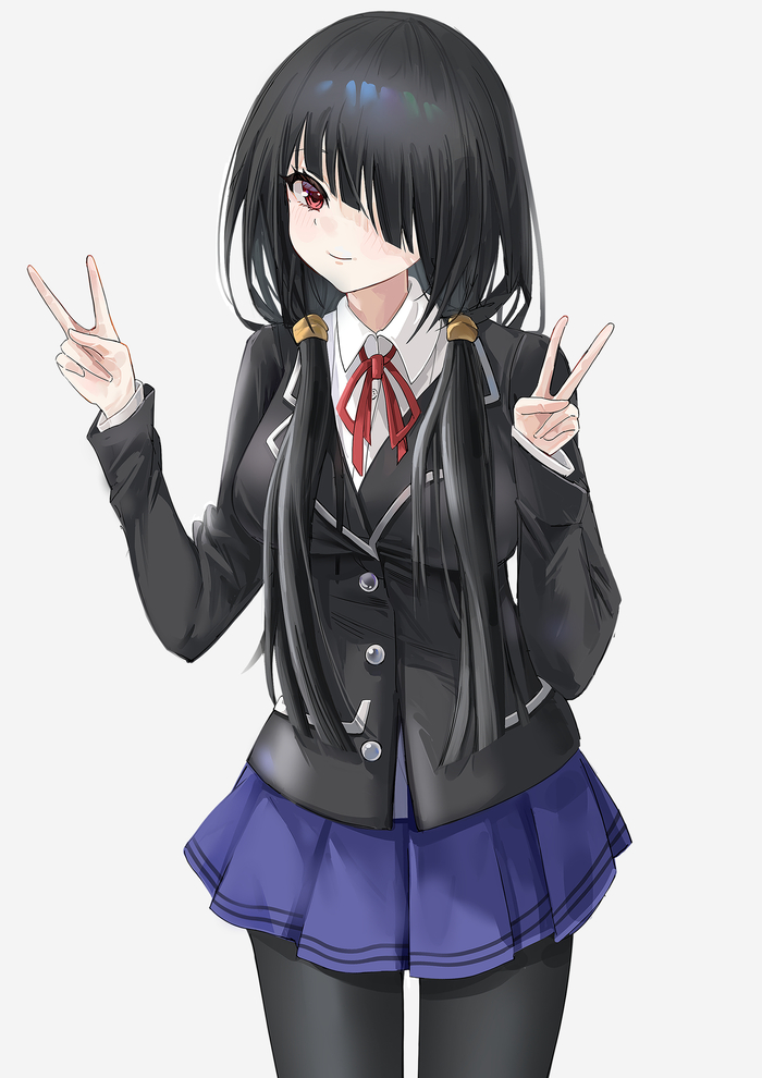  Anime Art, , Date a Live, Kurumi Tokisaki, Pixiv,  