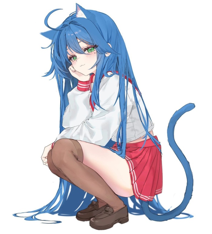 Konata , Anime Art, Konata Izumi, Lucky Star, Animal Ears