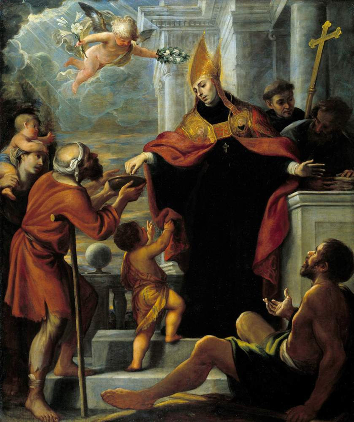 Матео Черезо Младший - «Святой Фома из Вильянуэва», 1660