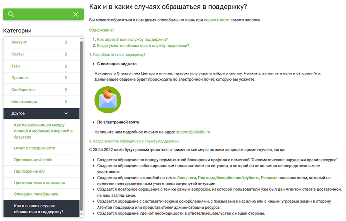 Писать в поддержку или не писать? Модерация, Негатив, Длиннопост