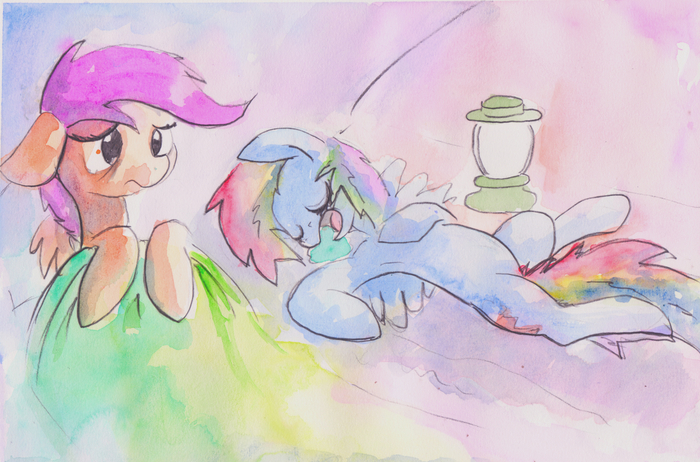   My Little Pony, Rainbow Dash, Scootaloo