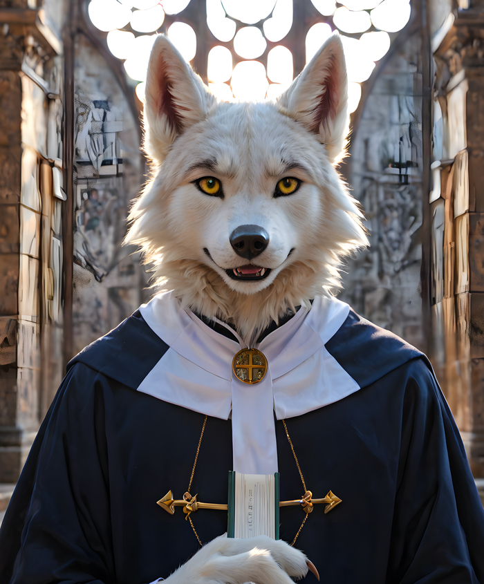    Wolfmks #1581  , , Furry Art, Furry wolf, Stable diffusion 3, 