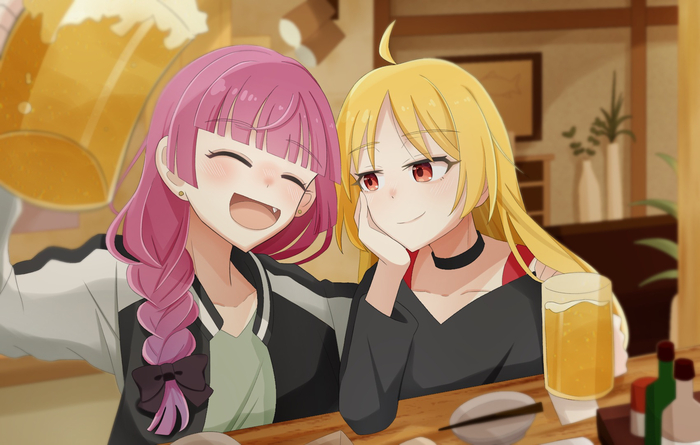      ,     , Anime Art, Hiroi Kikuri, Ijichi Seika, Bocchi the Rock!