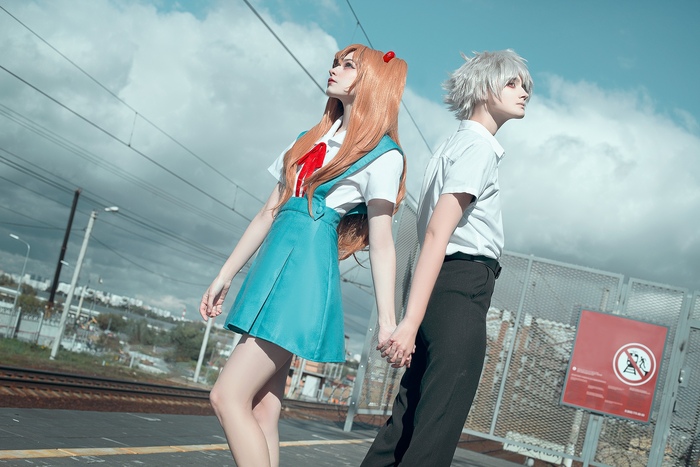      ... , , , , , Evangelion, Asuka Langley, Nagisa Kaworu, 
